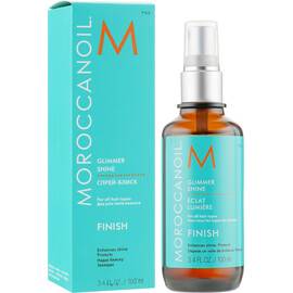 Moroccanoil Oil Glimmer Shine Spray - Спрей для придания волосам мерцающего блеска 100 мл, Объём: 100 мл