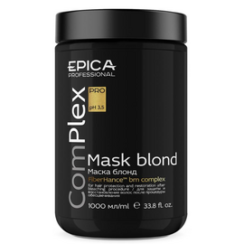 Epica Professional ComPlex PRO Mask Blond pH 3.5  - Маска для защиты и восстановления волос после процедуры обесцвечивания 1000 мл