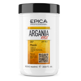 Epica Professional Argania Rise Organic Mask  - Маска для придания блеска с маслом арганы 1000 мл, Объём: 1000 мл