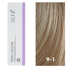 Keune Semi Color 9.1 - Очень светлый блондин пепельный 60 мл