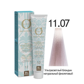 Barex Italiana Olioseta Oro del Marocco Crema 11.07 Ультрасветлый блондин натуральный фиолетовый - Крем-краска 100 мл