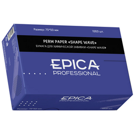 Epica Professional Shape Wave Perm Paper -  Бумага для химической завивки 1000 листов, 75*50 мм, Размер: 75х50мм
