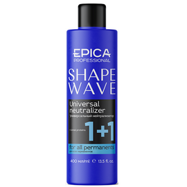 Epica Professional Shape Wave 1+1 Universal Neutralizer - Универсальный нейтрализатор с протеинами злаковых культур 400 мл, Объём: 400 мл