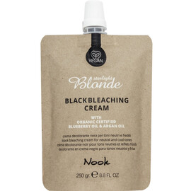 Nook The Origin Color Black Bleaching Cream- Чёрный осветляющий крем с маслами черники и арганы  250 гр