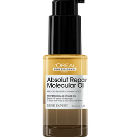 Loreal Absolut Repair Molecular Oil- масло двухфазное для восстановления волос, 30 мл, Объём: 30мл