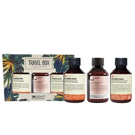 Insight Professional Набор Travel Box Colored Hair Дорожный набор: шампунь, кондиционер, гель для тела 3 х 100 мл