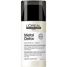 Loreal Metal Detox High Protection Cream - Несмываемый крем для защиты волос 100 мл