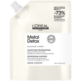 Loreal Metal Detox Shampoo REFILL - Шампунь для восстановления окрашенных волос 500 мл, Объём: 500 мл (проф)