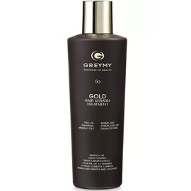 Greymy Gold Hair Keratin Treatment -Кератиновый крем с частицами золота для выпрямления волос , 500 мл