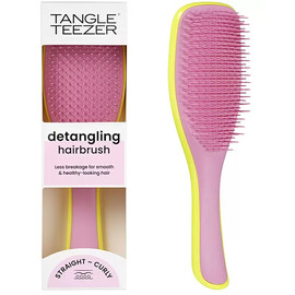 Tangle Teezer  The Ultimate Detangler Yellow Rosebud- Расческа для прямых и волнистых волос жёлто -розовая .