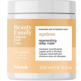 Nook Beauty Family Organic Ageless Regenerating Deep Mask -Регенерирующая маска для поврежденных и подверженных стрессу волос 1000мл, Объём: 250 мл