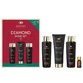 Greymy Diamond Shine Set-набор для безупречной красоты волос., Набор: 4 поз, Объём: 610мл