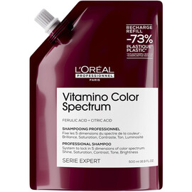 Loreal Professional Vitamino Color Spectrum  REFILL - Бессульфатный шампунь для защиты цвета окрашенных волос 500 мл, Объём: 500 мл (проф)