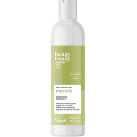 Nook Beauty Family Organic Mycurly Elasticizing Shampoo- Шампунь-эластант для вьющихся волос 250мл, Объём: 250 мл