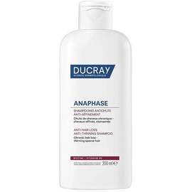 DUCRAY ANAPHASE+ Anti-Hair Loss Complement Shampoo - Укрепляющий шампунь для ухода за волосами 200 мл, Объём: 200 мл