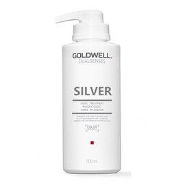 Goldwell Dualsenses Silver - Уход за 60 секунд для седых и светлых волос 500 мл, Объём: 500 мл