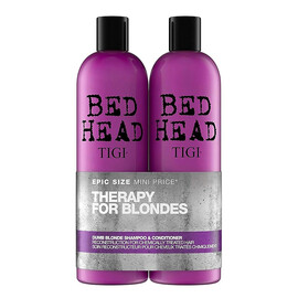 TIGI Bed Head DUMB BLONDE Шампунь & Кондиционер для блондинок, 750 мл + 750 мл