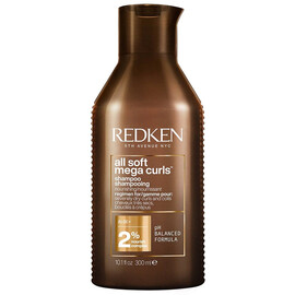 Redken All Soft Mega Curls Shampoo - Увлажняющий шампунь для вьющихся волос 300 мл, Объём: 300 мл