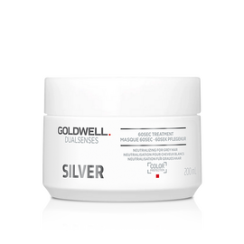 Goldwell Dualsenses Silver - Уход за 60 секунд для седых и светлых волос 200 мл, Объём: 200 мл