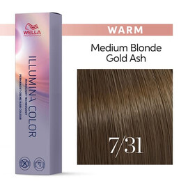 Wella Professional Illumina Color 7/31 Блонд золотисто-пепельный 60 мл