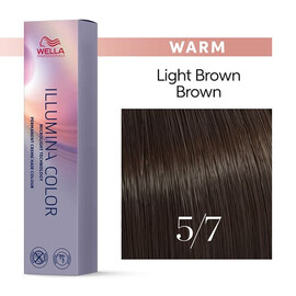 Wella Professional Illumina Color 5/7 Светло-коричневый коричневый 60 мл