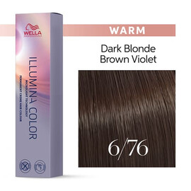 Wella Professional Illumina Color 6/76 темный блонд коричнево-фиолетовый 60 мл