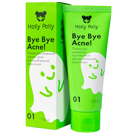 Holly Polly BYE BYE ACNE! - Пенка для умывания лица против акне и воспалений, 100 мл