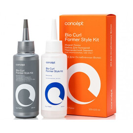 Concept CURL MAKER - Набор для холодной перманентной завивки для ослабленных волос № 2 Живой локон, 2 х 100 мл