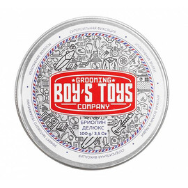 Boy's Toys Deluxe Oil Based Clay - Бриолин для укладки волос сверх сильной фиксации со средним уровнем блеска 100 мл, Объём: 100 мл