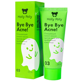 Holly Polly BYE BYE ACNE! - Очищающая пилинг-маска против акне и воспалений, 50 мл