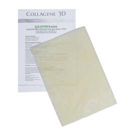 Medical Collagene 3D Q10-ACTIVE N-active - Коллагеновая биопластина для лица для сухой кожи 1 шт.