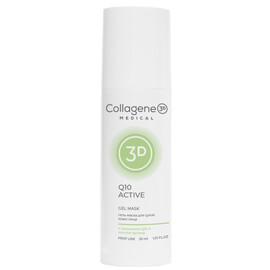 Medical Collagene 3D Q10-ACTIVE - Коллагеновая гель-маска для сухой кожи 30 мл (проф), Объём: 30 мл (проф)