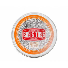 Boy's Toys Custom Pomade Strong Hold - Помада для укладки волос сильной фиксации и средним уровнем блеска 40 мл, Объём: 40 мл