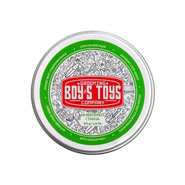 Boy's Toys Invisible Forming Matte Clay - Глина для укладки волос средней фиксации с низким уровнем блеска 40 мл, Объём: 40 мл
