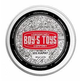 Boy's Toys 101 Karat Strong Hold Matte Paste - Паста для укладки волос высокой фиксации с низким уровнем блеска 40 мл, Объём: 40 мл
