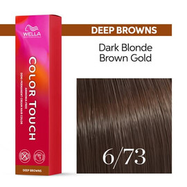 Wella Color Touch 6/73 блонд коричнево-золотистый 60 мл
