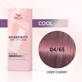 Wella SHINEFINITY 04/65 Deep Cherry - Гель-краска Темная Вишня 60 мл