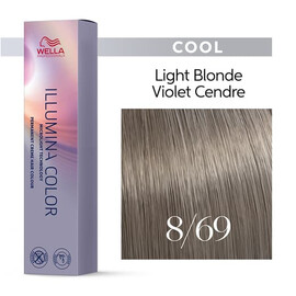 Wella Professional Illumina Color 8/69 светло-фиолетовый пепельный блонд 60 мл