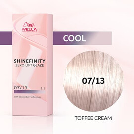 Wella SHINEFINITY 07/13 Toffee Cream - Гель-краска Тоффи-крем 60 мл