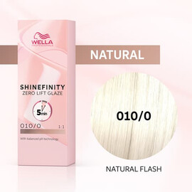 Wella SHINEFINITY 010/0 Lightest Blonde Natural - Гель-краска Светлый блондин натуральный 60 мл