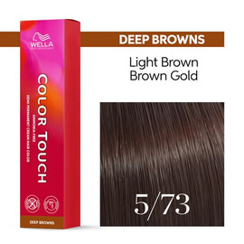 Wella Color Touch 5/73 Светло-коричневый коричнево-золотистый 60 мл