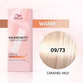 Wella SHINEFINITY 09/73 Caramel Milk - Гель-краска Карамельное Молоко 60 мл