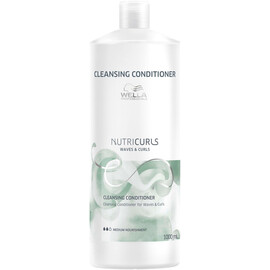 Wella NutriCurls Cleansing Conditioner - Очищающий бальзам для вьющихся и кудрявых волос 1000 мл, Объём: 1000 мл