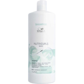 Wella NutriCurls Waves Shampoo - Бессульфатный шампунь для вьющихся волос 1000 мл, Объём: 1000 мл