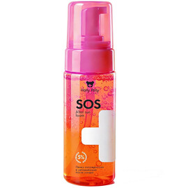 Holly Polly FACE Sunny - Охлаждающая увлажняющая SOS-пенка с пантенолом после загара 3+ ,160 мл