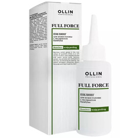 OLLIN Full Force Scalp Peeling - Пилинг для кожи головы с экстрактом бамбука  80 мл, Объём: 80 мл
