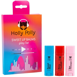 Holly Polly FACE Sweet Play List - Набор бальзамов для губ 3 шт.