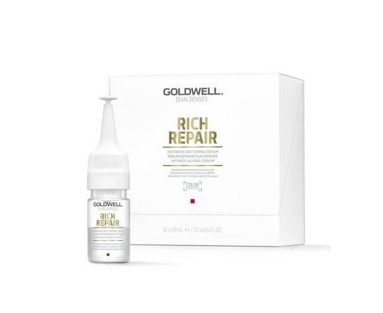 Goldwell Dualsenses Rich Repair Leave-In Serum - Сыворотка для сухих и поврежденных волос 12 х 18 мл, Упаковка: 12 х 18 мл