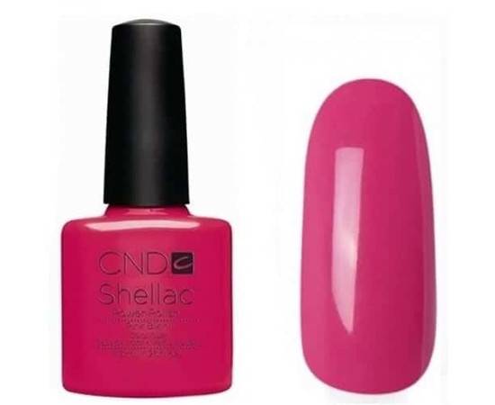 CND Shellac № 19 Hot Pop Pink - Цвет ярко розовый, матовый, плотный
