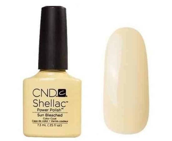 CND Shellac № 046S Sun Bleached - желтый, плотный, эмалевый